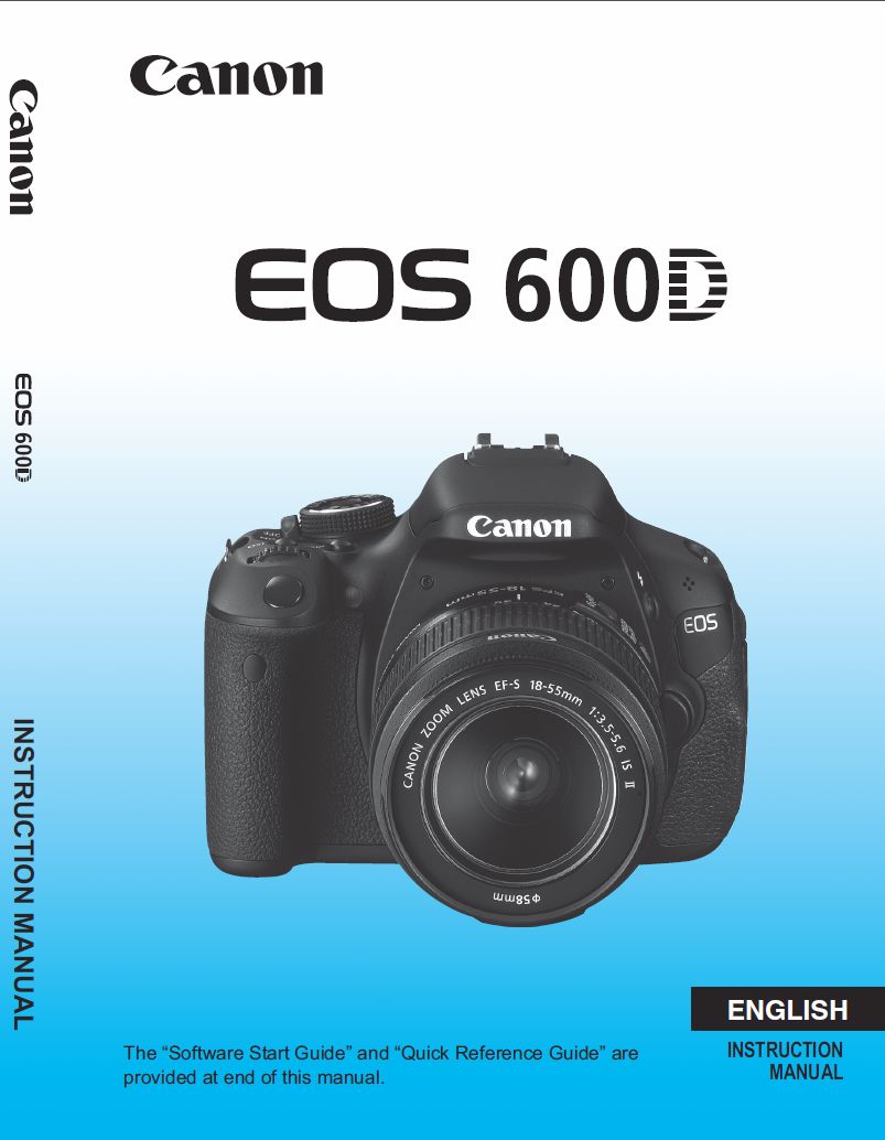 Canon Eos 600d User Manual Download
